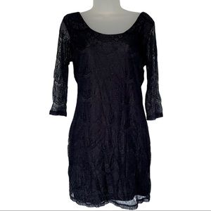 Black Lace Bodycon Dress Cocktail Wedding